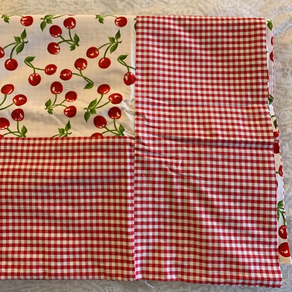 Anthropologie American hostess cherry tablecloth